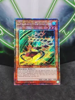 Yugioh Speedroid Terrortop MP24-EN040 Quarter Century Secret Rare 1st Edition NM - Image 1