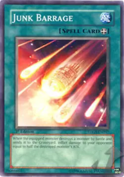 Junk Barrage - TDGS-EN047 - Common - Unlimited Edition x3 - Near Mint - Image 1