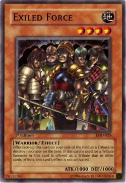 Exiled Force LOD-023 Super Rare 1st Edition Yugioh HP - Image 1