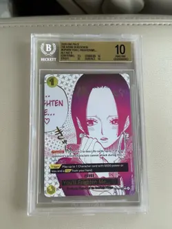 Bandai One Piece You'll Frighten Me OP04-118 Alt Art Foil (R) BGS 10 - Image 1