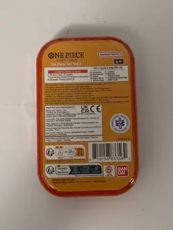 One Piece TCG Ace Tin Set Vol.2 W/ OP-13 2 Booster Pack Factory Sealed Brand New - Image 2