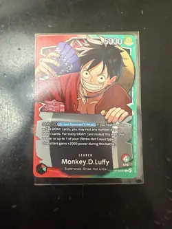 One Piece TCG English Ichiban Kuji Monkey D. Luffy Promo (OP13-001) - Image 1