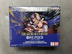 **Sealed Azure Sea's Seven Booster Box** OP-14 One Piece -Kid Icarus- - Image 1