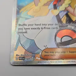 Lillie's Determination Mega Evolution Full Art Secret Rare Pokemon Card 169/132 - Image 4