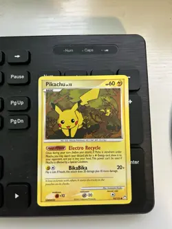 Pokemon TCG Pikachu 94/123 Mysterious Treasures Regular Common 60 HP 20+ Attack - Image 1