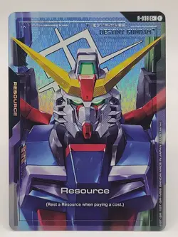 Destiny Gundam (Resource) - R-038 C+ Gundam Card Game - Near Mint/Mint - Image 1