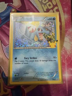 Totodile 18/25 2021 McDonald's 25th Anniversary Pokemon Card TCG Promo Holo - LP - Image 1