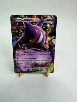 Pokemon TCG Gengar EX Temporal Forces Ultra Rare Card 34/119 - Image 1