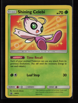 Shining Celebi #SM79 - Sun & Moon Black Star Promo Pokemon Card - Pokemon TCG - Image 1