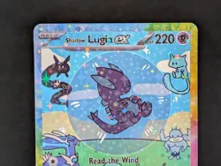 BUBBLE SHADOW LUGIA EX POKEMON CARD * FAN ART * MEW FRIENDS Paldean 232/091 - Image 2