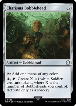 Charisma Bobblehead (Surge Foil) -Foil Near Mint MTG Universes Beyond: Fallout - Image 1