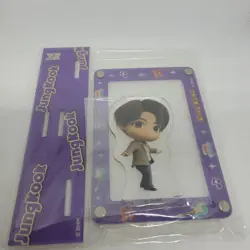 tinyTan T Card Jungkook with Acrylic Stand Good Condition Display - Image 3