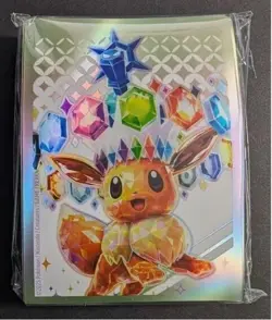 65 Ct Eevee Prismatic Evolutions ETB Card Sleeves | New, Sealed Pokemon - Image 1