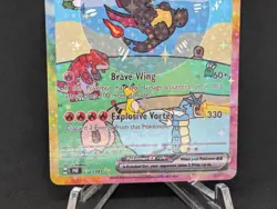 BUBBLE SHINY CHARIZARD EX POKEMON CARD * FAN ART * MEW FRIENDS Paldean 232/091 - Image 3