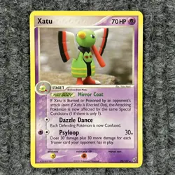 Vintage Pokemon Deoxys Xatu 29/107 LP Regular Rare Trading Card - Image 1