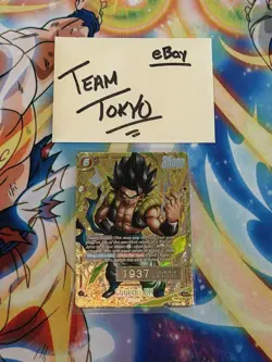 DRAGON BALL CARD FUSION WORLD GOGETA FB09-007 BR SERIAL /2222 English Top 16 SR - Image 1