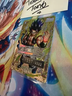 DRAGON BALL CARD FUSION WORLD GOGETA FB09-007 BR SERIAL /2222 English Top 16 SR - Image 4