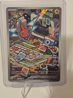 Rotom 197/182 Destined Rivals Full Art Illustration Pokemon Card - Image 1
