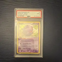 Pokemon 2006 Legend Maker Gengar 5/92 Holo Rare PSA 9 Graded Card - Image 1