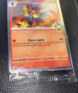 New Rare Armarouge Pokemon Best Buy Promo Card 2026 Pitch Black Collectible - Image 2