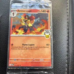 New Rare Armarouge Pokemon Best Buy Promo Card 2026 Pitch Black Collectible - Image 5
