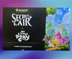 MTG The Lands of Equestria, New/Sealed (Secret Lair x My Little Pony SLD/MLP) - Image 1