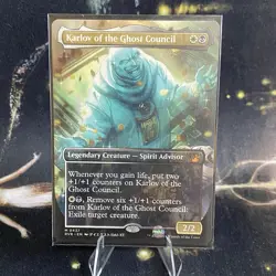 Magic the Gathering - Karlov of the Ghost Council - Extended Art RVR NM MTG - Image 3