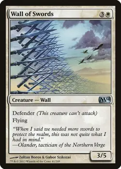 MP - Wall of Swords [M14 - 41] Magic 2014 (M14) - Image 1
