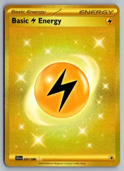 Basic Lightning Energy SVI SVI 257/198 Hyper Rare NM Holo - Image 1