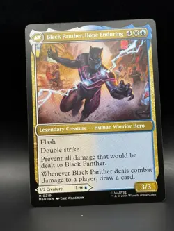 King T'Challa 219 Mythic Marvel Super Heroes Magic: The Gathering Near Mint - Image 2