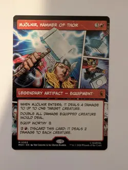 Mjolnir, Hammer of Thor (Borderless) (0303) Marvel Super Heroes Regular - Image 1