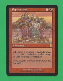 1999 Magic the Gathering - Repercussion - Urza's Destiny MTG - Image 1