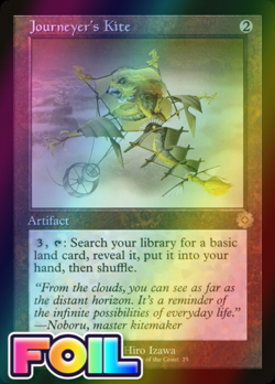 x1 Journeyer's Kite BRO RETRO BRR MTG 25/126 FOIL RARE M/NM 1x - Image 1