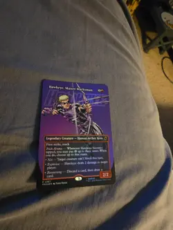 Hawkeye, Master Marksman (Borderless) Marvel Super Heroes Foil - Image 2