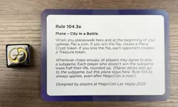 MagicCon 2026 Amsterdam Planechase Unknown Event Exclusive with Chaos die - Image 2