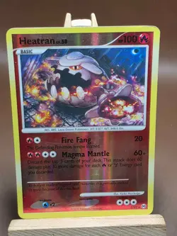 HP HEATRAN 3/99 Reverse Holo Rare pokemon card PLATINUM ARCEUS - Image 1