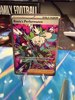 ROXIE'S PERFORMANCE 121/086 CHAOS RISING Holo Special Illustration Rare Pokemon - Image 1