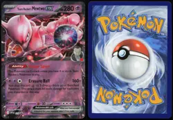 Team Rocket's Mewtwo ex 216 Holo Promo Scarlet & Violet Promo Pokemon NM - Image 3