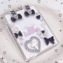 Anime Card Holder Rabbit Geirai Style Handmade White Trading Card - Image 1