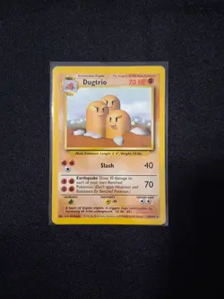 Pokemon TCG Base Set Dugtrio 19/102 Rare Unlimited 70 HP English 1999 Wizards - Image 3