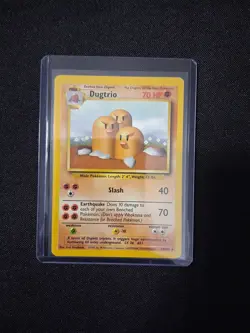 Pokemon TCG Base Set Dugtrio 19/102 Rare Unlimited 70 HP English 1999 Wizards - Image 4