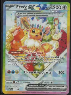 2025 Pokemon Scarlet & Violet Promo Eevee ex 174 - Image 1