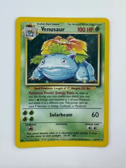 Venusaur | 15/102 | Base Set Unlimited | Holo Rare | | MP - Image 1