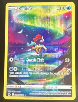 Pokemon TCG Keldeo GG07/GG70 Crown Zenith Galarian Gallery Holo Ultra Rare - Image 1