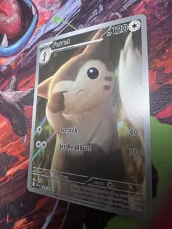 Furret 168/159 Sv09: Journey Together Illustration Rare Near Mint Pokemon TCG - Image 3