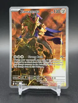 Zamazenta 201/182 Illustration Rare Holo Sv10 Pokemon TCG SV Destined Rivals - Image 1