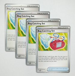 Bug Catching Set 143/167 x4 Playset 4x Pokemon SV Twilight Masquerade TWM - Image 1