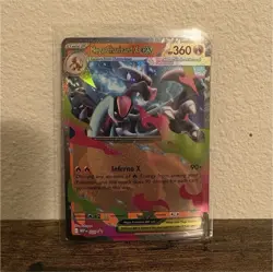 Pokemon Mega Charizard X ex Double Rare Full Art Holo 013/094 Me02 360 HP TCG - Image 1