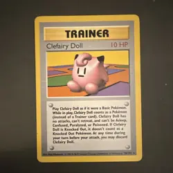 Wizards of the Coast Pokemon TCG Clefairy Doll 70/102 Base Set Rare Unlimited EN - Image 1
