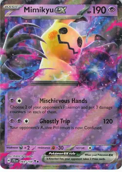 Mimikyu ex 069/159 Double Rare Journey Together Pokemon Holo Near Mint - Image 1